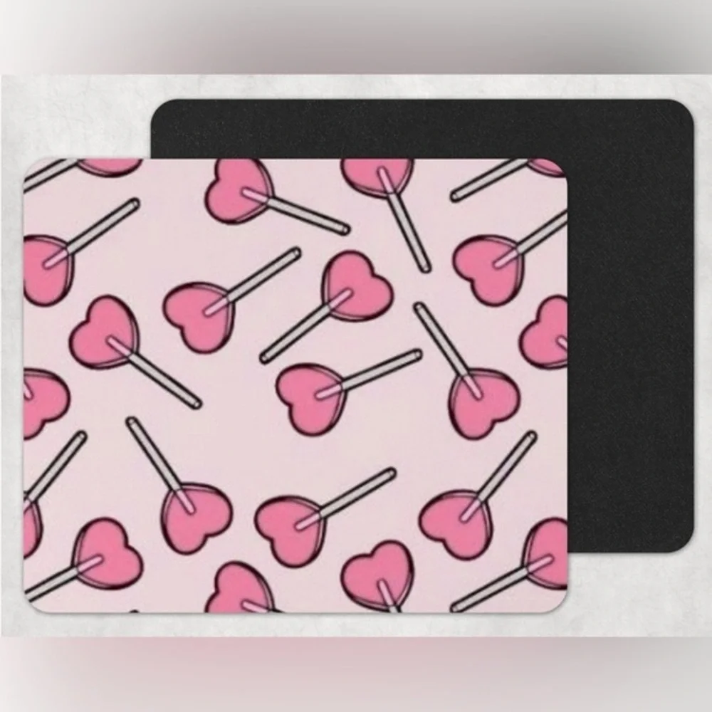 PINK CandyLand Lollipop Mouse Pad
